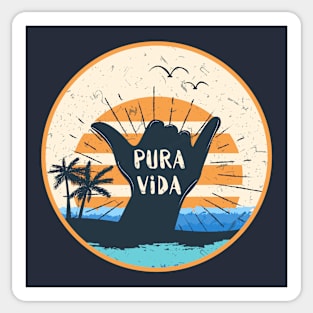 Pura Vida - Shaka Sign Sticker